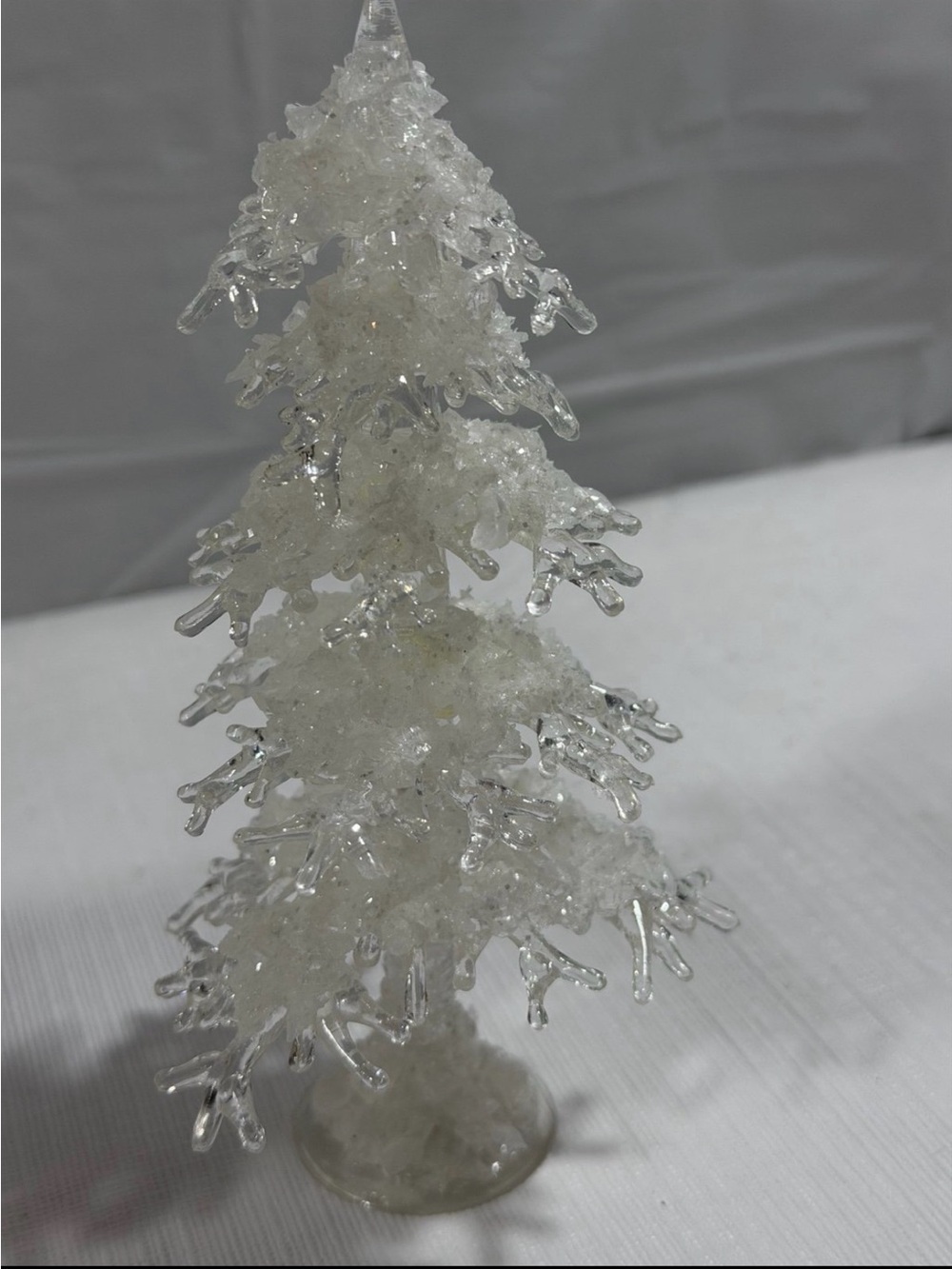 Department 56 Village Accessories Icy Trees Small Set of 3 #56.52889 w/ Box - Picture 5 of 5